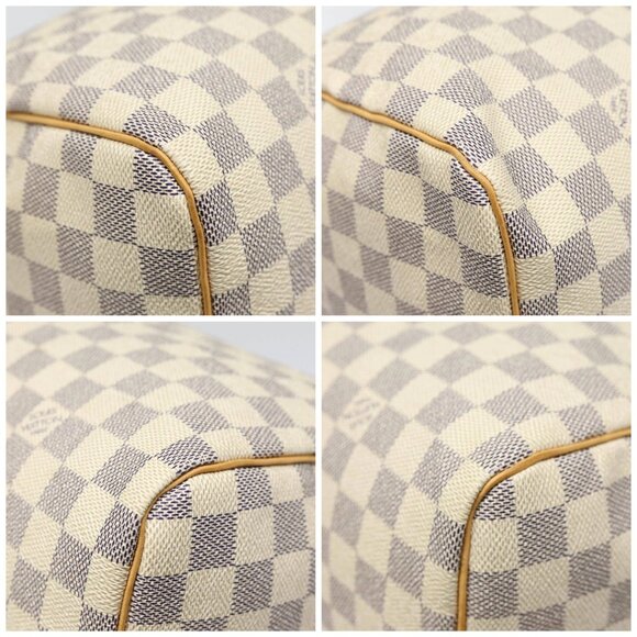 LOUIS VUITTON Damier Azur Speedy 30 Hand Bag N41533 LV Auth 88905AV - Picture 14 of 16